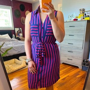 Express striped dress